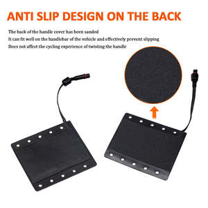 Poignées chauffantes pour <span class=keywords><strong>moto</strong></span> 12V avec contrôle intelligent de la température, 5 vitesses, <span class=keywords><strong>couverture</strong></span> de guidon pour la conduite hivernale, 22 mm - Product Image 6