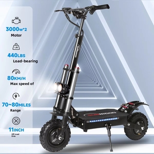<span class=keywords><strong>Scooter</strong></span> Eléctrico Plegable JLM X10 de 11 Pulgadas con Neumáticos Antipinchazos, 60V-38Ah, Doble Motor, Sensor de Accionamiento y Batería de Litio para Adultos - Product Image 3