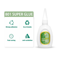 Super Glue Liquide Transparente Cyanoacrylate Écologique pour Plastique, Bois, Métal, Artisanat & Réparation, Construction, Emballage