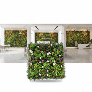 Panel de boj para setos de follaje, panel de boj con flores, protección UV, panel decorativo de boj. - Product Image 4