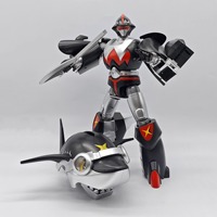 Colección OEM Tjxb002 Xiaobao serie Shark Chili transformación Robot modelo nueva condición Mecha Juguete plástico estrella figuras de acción