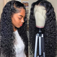 Perruques Lace Front HD avec Baby Hair, Ondulation Naturelle, Perruque Lace 13x4 en Cheveux Humains Bouclés, Cheveux Indiens Bruts, Perruques Lace Front pour Femmes Noires