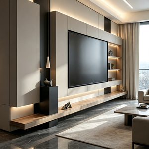 Mobili TV Moderni di Lusso in Legno, Articoli di Alta Qualità per Arredamento Casa, <span class=keywords><strong>Soggiorno</strong></span> <span class=keywords><strong>Moderno</strong></span> per Professionisti del Design d'Interni - Product Image 2