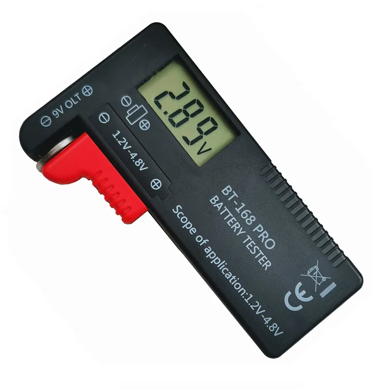 Universal Battery Checker Tester BT-168PRO for different kinds of battery Digital Display no need battery