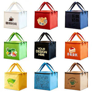 Grand Sac Isotherme Pliable et Personnalisé pour la Livraison <span class=keywords><strong>de</strong></span> <span class=keywords><strong>Repas</strong></span>, Pique-nique et Camping, Panier Glacière Portable avec Logo - Product Image 6