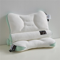 Oreiller cervical rectangulaire japonais en polyester noir de technologie PE, protection de la colonne cervicale, rembourrage en fibres de polyester
