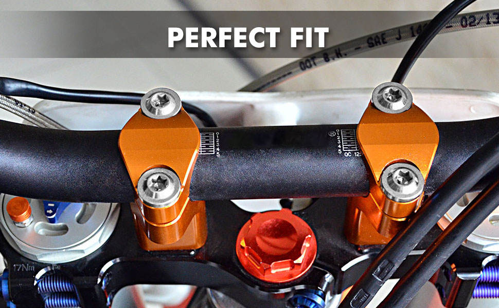 Riser Manubrio Moto JFG Racing 28mm - Alzacalore CNC Per Enduro E Cross - Foto 6