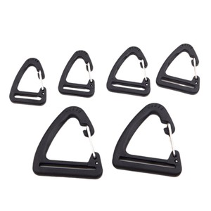 Mosquetón Triangular de Plástico de 2.0cm, 2.5cm y 3.8cm, Accesorios para Bolsos, Uso Universal en Exteriores, Color Sólido - Product Image 3