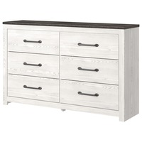 Ensemble de chambre à coucher 3 pièces moderne blanc avec commode et table de chevet, meubles d'appartement en bois