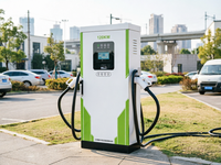 Station de recharge pour véhicules électriques 7kW/22kW/120kW, nouvelle station de recharge rapide DC Ganzhong GZ-DC-120L-2 120-320KW, tension d'entrée 380V+15%, 250A, interface Type 1, chargeur rapide DC OCPP 1.6