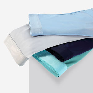 Vente en Gros de Sous-Vêtements de Tronc en <span class=keywords><strong>Microfibre</strong></span> pour Hommes de Taille Moyenne Caleçon en Soie Glacée Confortable Doux Respirant <span class=keywords><strong>Slip</strong></span> <span class=keywords><strong>sans</strong></span> <span class=keywords><strong>Couture</strong></span> Logo Lettre de Taille - Product Image 2