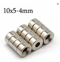 Aimant en néodyme fraisé 12x3 15x3 15x4 15x5 18x5, trou de 4mm 5mm, aimant rond magnétique, aimant permanent en terres rares NdFeB