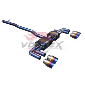 Sistema de Escape Catback de Aleación de Titanio Vortex Grado 5 para Mercedes Benz GLA GLA45 AMG 2.0T con Válvulas y Silenciador - Product Image 4