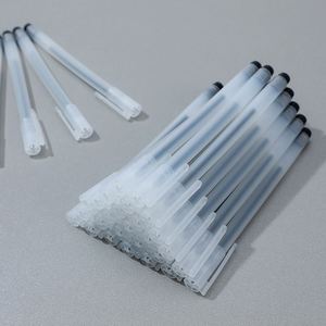 Bolígrafo de Gel Transparente Esmerilado Estilo Neutral para Material Escolar y de Oficina (Negro/Azul/Rojo) - Product Image 3
