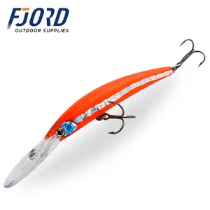 Fjord Groothandel Drijvende Minnow 17G 110Mm Trollen Minnow Diepe Duikforel Lokken Minnow Lokt