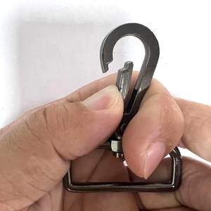 금속 회전 랍스터 가죽 가방 핸드백 지갑 어깨 스트랩 벨트 클립 트리거 버클 키 체인 열쇠 고리 개 체인 칼라 걸쇠 - Product Image 5