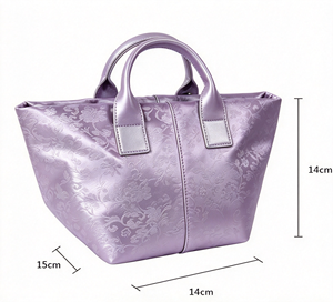 Bolso de Mano Convertible de Lujo para Mujer, Diseño de Piel de Serpiente con Estampado Floral, Forro de Cuero Genuino, Ideal para la Noche - Product Image 3