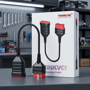 Cable de Extensión OBD2 de 30 cm, Lector de Códigos Rojo, Adaptador de Diagnóstico para Automóvil con Pantalla LED, Garantía de 36 Meses para Escáner Universal - Product Image 5