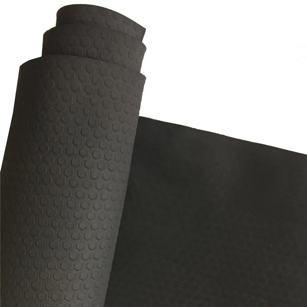 SBR neoprene foglio di schiuma di gomma laminato con tessuti