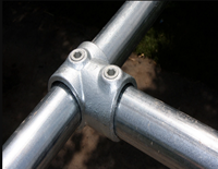Colliers de serrage pour tubes galvanisés, colliers de serrage pour tuyaux en acier, colliers à clé pour garde-corps - Colliers à clé, colliers de serrage pour tubes
