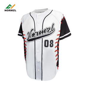 男子ユニフォーム新作ステッチアメリカ人野球ジャージーホワイト全チーム - Product Image 6