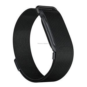 Bracelet de montre magnétique en nylon milanais respirant de luxe, qualité OEM, 22 mm, pour Fitbit - Product Image 3