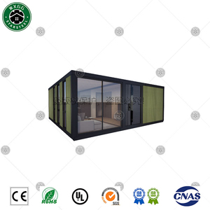 Maison préfabriquée compacte à cinq chambres, pliable et extensible, en conteneur, idéale pour la saison estivale - Vente en gros - Product Image 2
