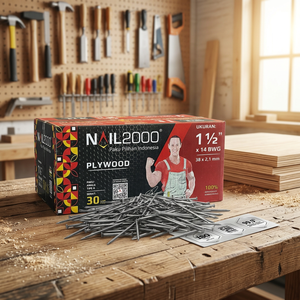 Clavos de Acero Pequeños de Grado Industrial de 1.5 Pulgadas con Cabeza Lisa para Marcos de Madera, Acero al Carbono de Alta Resistencia, 15 kg - Product Image 5
