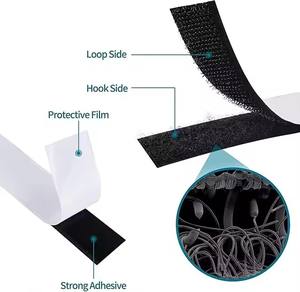 Échantillon gratuit de bandes auto-adhésives à crochets et boucles de 16 mm/0,63 pouce, bandes <span class=keywords><strong>velcro</strong></span> <span class=keywords><strong>double</strong></span> <span class=keywords><strong>face</strong></span> adhésives pour le bureau, la maison, le bricolage - Product Image 2