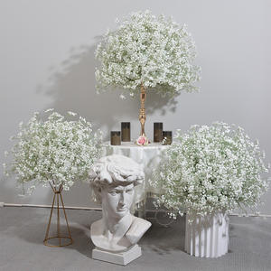 Nouveau style Boule florale souple <span class=keywords><strong>Hortensia</strong></span> Rose Ciel étoilé pour décoration de table de mariage, guide de chemin, présentoir géométrique et modèle floral - Product Image 2