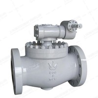 Vanne à boisseau sphérique en acier inoxydable à commande hydraulique, marche/arrêt, couple élevé, pour pipeline, à brides 4 pouces