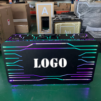 Bouteille de vin en acrylique personnalisée Glorifier VIP Champagne LED bouteille présentoir porte-documents boîte transporteur embellir pour boîte de nuit KTV