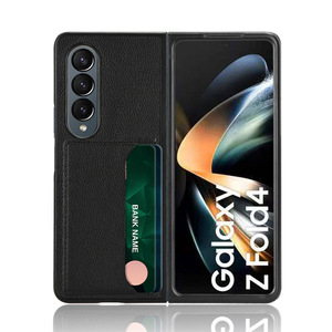 Housse de protection antidérapante en cuir mat pour <span class=keywords><strong>Samsung</strong></span> Galaxy <span class=keywords><strong>Z</strong></span> <span class=keywords><strong>Fold</strong></span> <span class=keywords><strong>3</strong></span> 4 Fold3 Fold4 5G Zfold4 Fold2 <span class=keywords><strong>Fold</strong></span> 2 <span class=keywords><strong>Coque</strong></span> de téléphone antichoc - Product Image 3