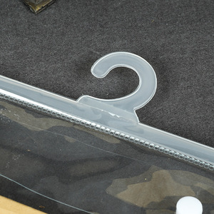 Bán buôn <span class=keywords><strong>PVC</strong></span> Dây Kéo Túi cho quần áo intimates vớ quần-dày trong suốt Snap Nút móc cho nhựa Satchel bao bì - Product Image 3