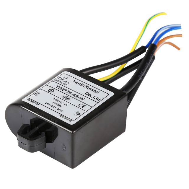 Yanbixin Manufacturer High Performance EMI RFI Power Line Filter for Washing Machine 115V/250V CE Certified