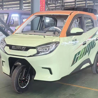 HT sepeda roda tiga listrik 60V Camper untuk 4 orang, desain baru