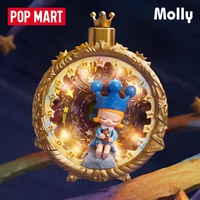 Vente en gros de figurines authentiques POPMART MOLLY 20ème anniversaire, série Time Rotation, boîte mystère, figurines de collection exquises, parfaites