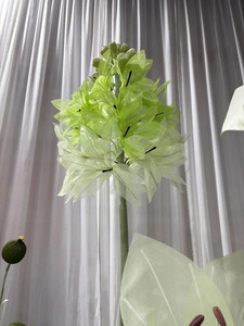 J-038 Fleurs artificielles géantes personnalisées couleur <span class=keywords><strong>vert</strong></span> crème Rose Forêt Printanière pour décorations de mariage et toiles de fond d'événements - Product Image 2