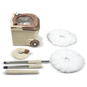 360 roues de seau de vadrouille équipement de nettoyage de <span class=keywords><strong>sol</strong></span> facile poignée réglable télescopique ensemble d'éponge de panier en plastique pour le nettoyage de la <span class=keywords><strong>maison</strong></span> - Product Image 6