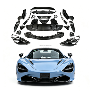 Kit carrosserie en fibre de carbone OEM pour McLaren 720S, version améliorée P-Style, avec lèvre avant, diffuseur, jupes latérales et prises d'air, état neuf - Product Image 1