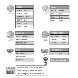 Affettatrice Multifunzione Silver Chef per Frutta e Verdura, Grattugia e Macchina per Tagliare - Product Image 5