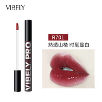 Rouge à lèvres hydratant et émollient de haute qualité, noir, taille standard, effet miroir, brillant, végétalien, enrichi en vitamines