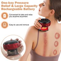 Appareil de massage à ventouses électrique à 12 niveaux réglables, thérapie par ventouses, appareil de massage par aspiration et chauffage, ventouses pour le corps, certifié CE