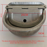 Distributeur d'eau à flotteur en acier inoxydable pour bétail, distributeur automatique d'eau pour bétail, cheval
