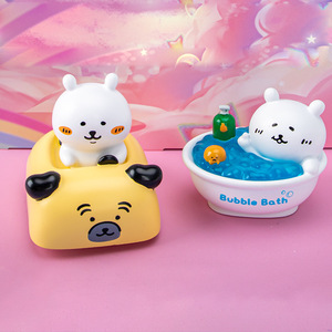 Yu Mo Craft Relax Bear Blind <b>Box</b> Figurines 6pcs Set Mini Collectible Toys For Kids Desk Decoration Gift - Product Image 3
