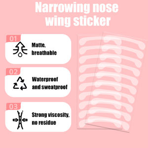 MZ MBQ-3 Bandes nasales élastiques auto-adhésives en PE, correcteurs de narines larges, certifiés CE, durée de conservation 1 an, pour le remodelage du <span class=keywords><strong>nez</strong></span> - Product Image 5