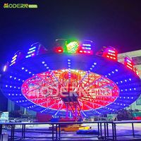 Manège Inclinable et Rotatif 24, 32, 40 Places à Double Vitesse pour Événements de Fête Foraine