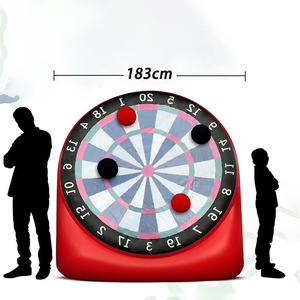 ZHANXING Cible <span class=keywords><strong>de</strong></span> fléchettes gonflable en PVC - Personnalisable, légère, portable, épaissie, pour pelouse, lancer <span class=keywords><strong>de</strong></span> golf et <span class=keywords><strong>de</strong></span> basketball, à partir <span class=keywords><strong>de</strong></span> 6 ans - Product Image 5