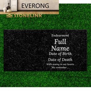 <span class=keywords><strong>EV</strong></span> Nouveautés Matériau personnalisé Pierre tombale en granit noir Pierre tombale en granit plat noir galaxie polie naturelle Pierre tombale en granit - Product Image 3