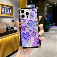 Fille femme mode couverture de téléphone portable protection étui de téléphone portable fleur peinture à l'huile pour REDMI 13 4G